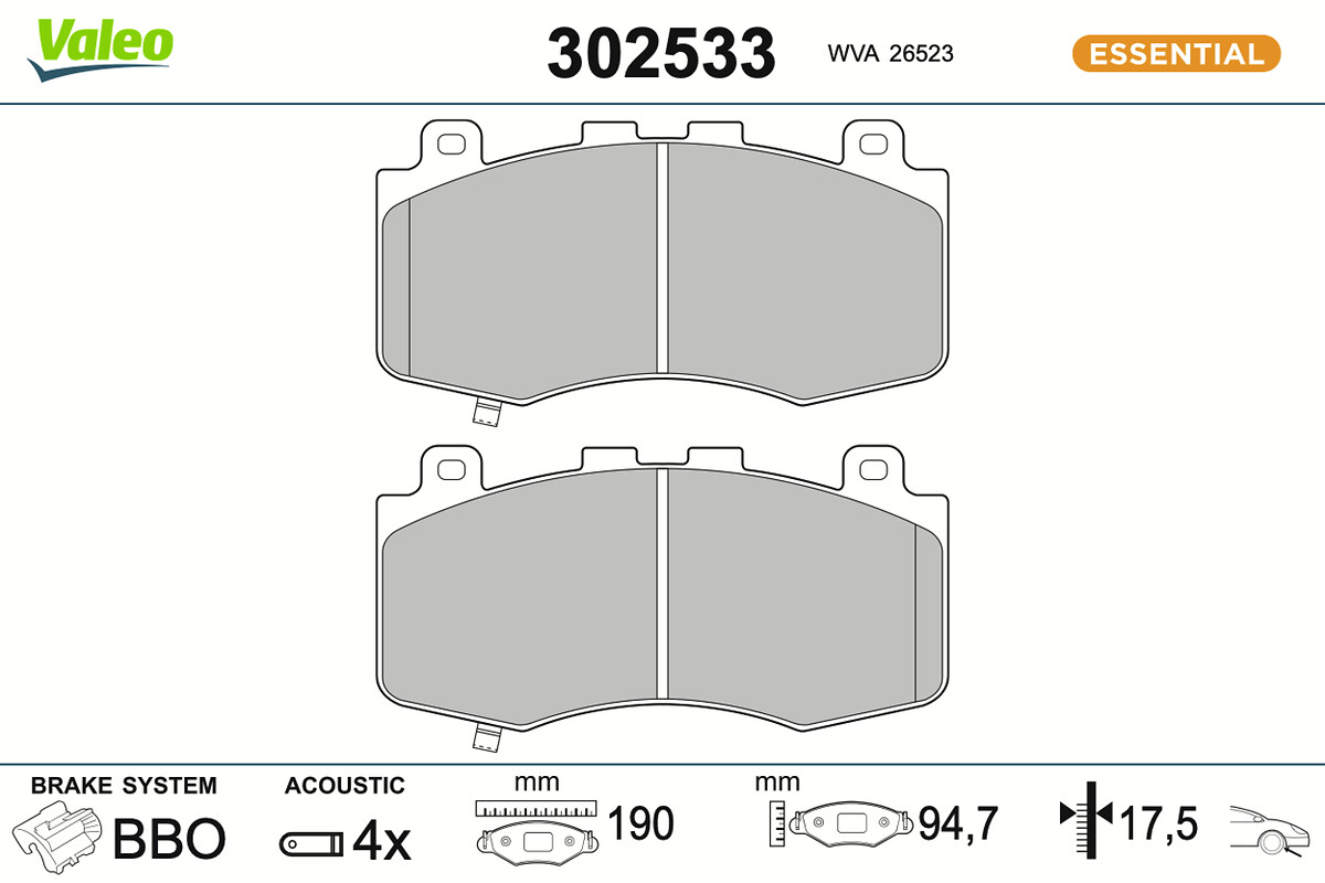 BRAKE PADS FIRST JEEP GRAND CHEROKEE FR